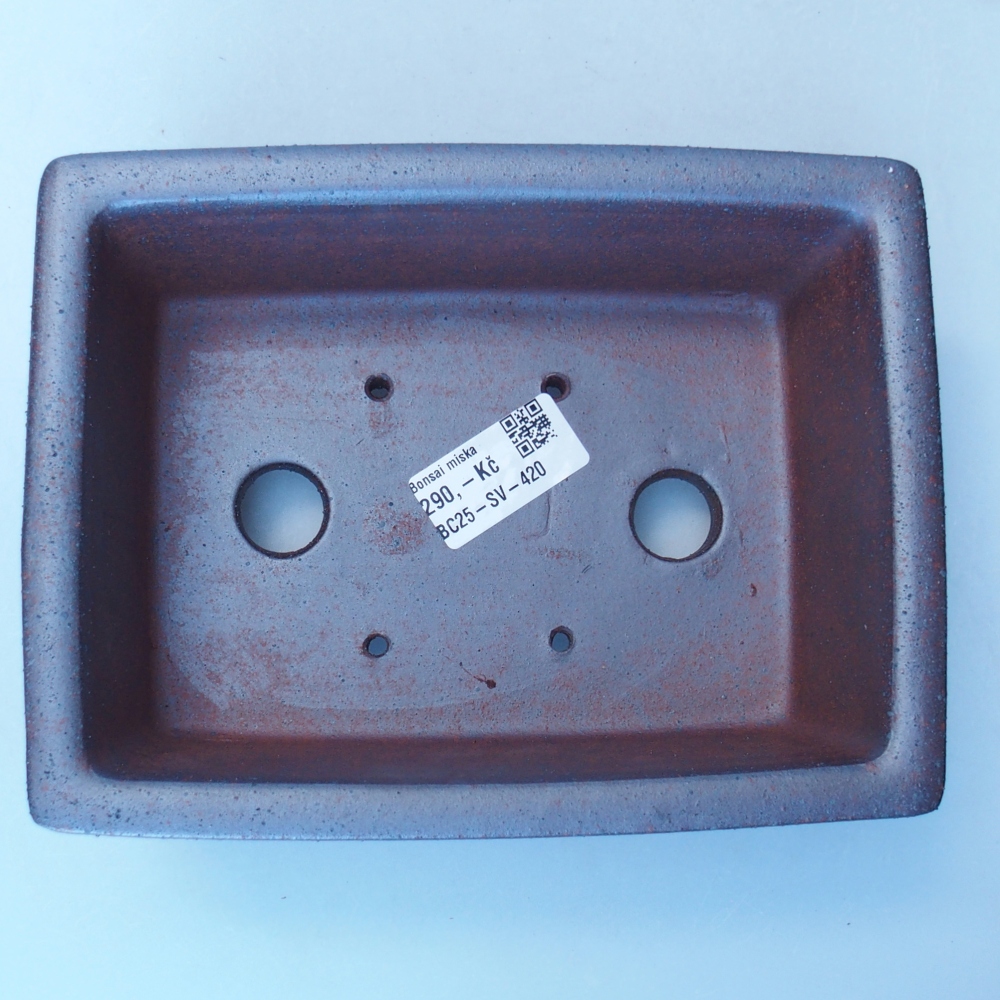 Kom 19 x 14 x 7,5 cm bruin