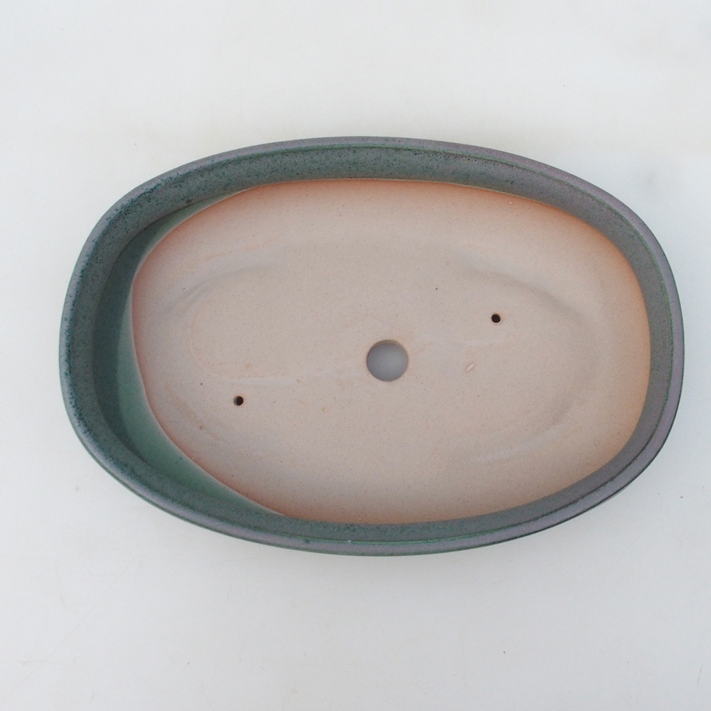 Bonsaischaal H15 - 25,5 x 17,5 x 6 cm - groen