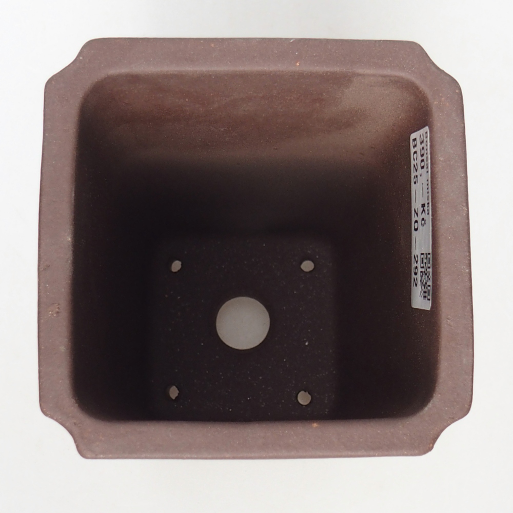 Kom 9 x 9 x 18 cm bruin