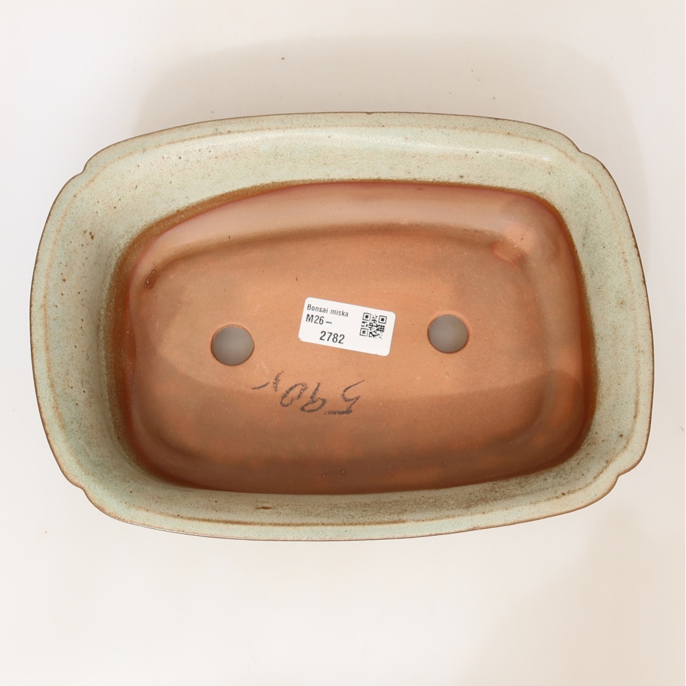 Keramische schaal  24 x 17 x 6 cm, kleur: beige