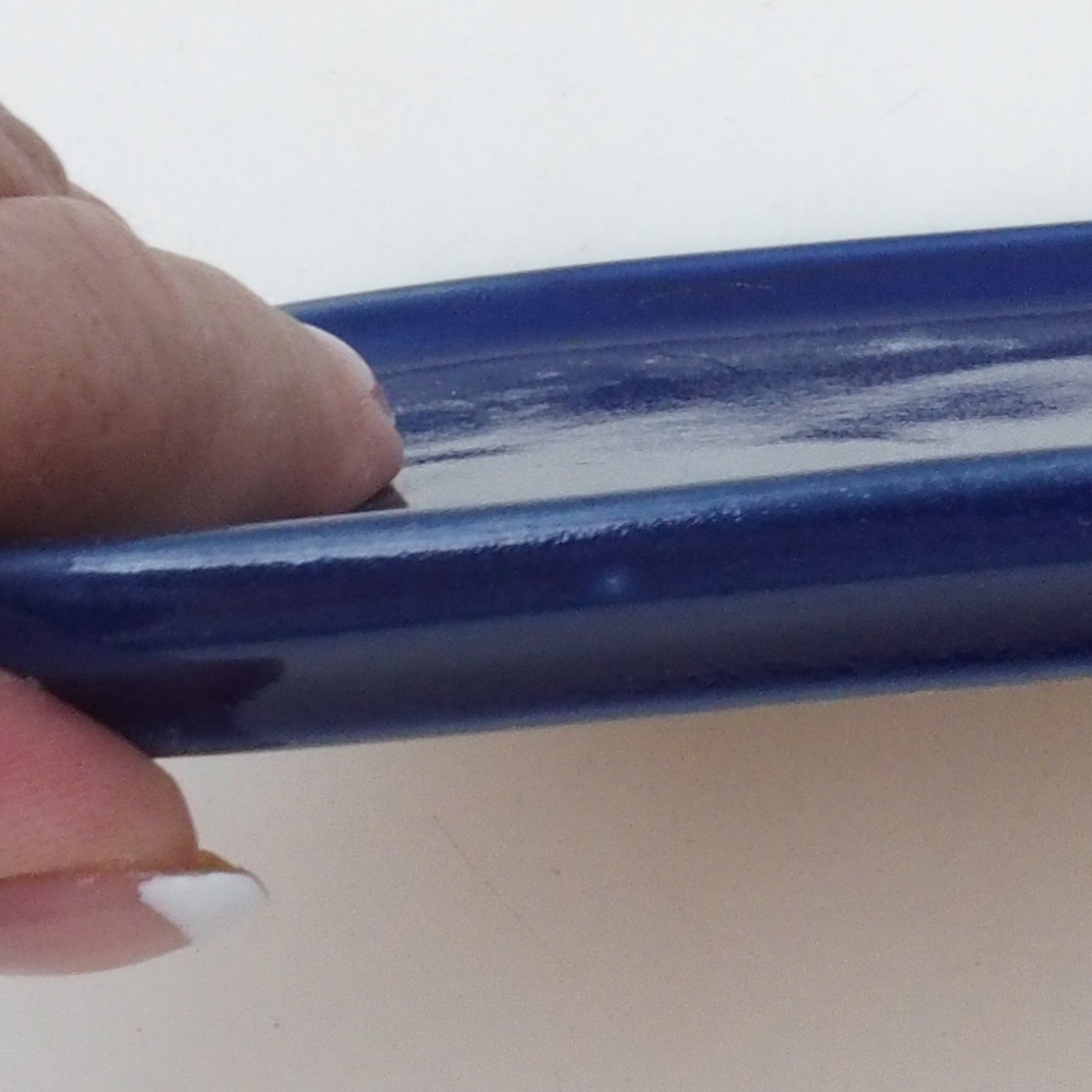 Keramische kom H38 -12 x 11 x 1 cm - blauw