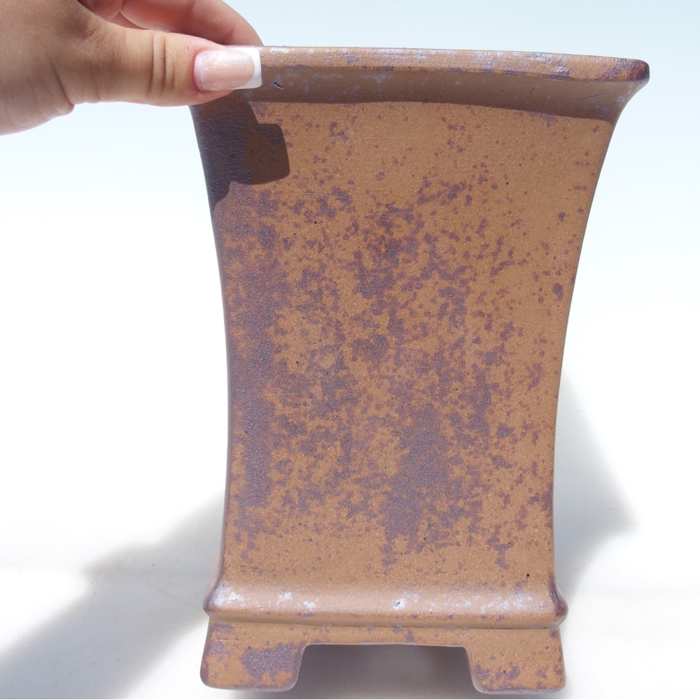 Kom 15 x 15 x 20,5 cm bruin