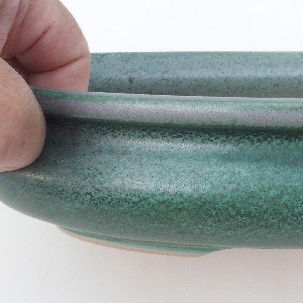 Bonsaischaal H15 - 25,5 x 17,5 x 6 cm - groen