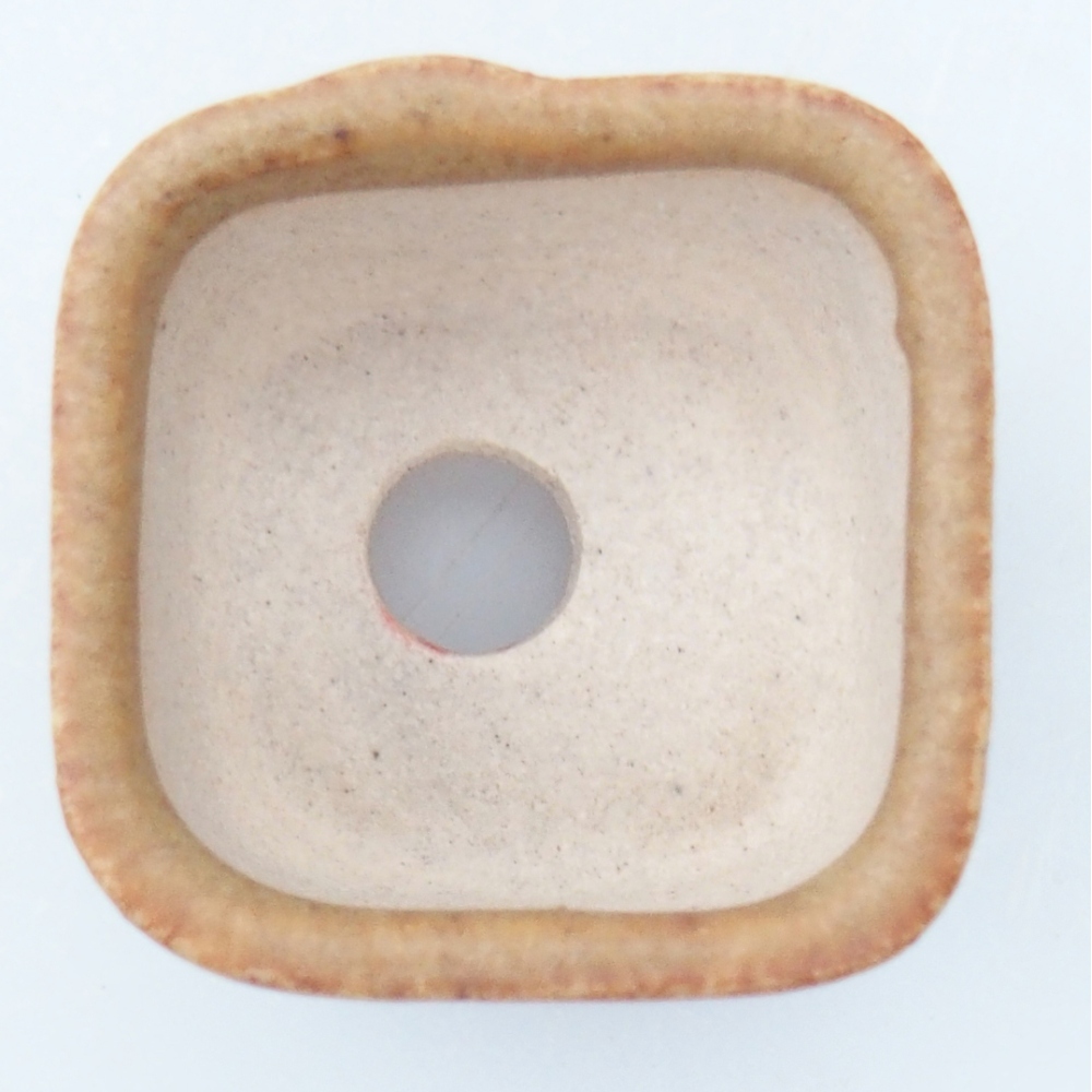 Mini bonsaischaal 2,5 x 2,5 x 1,5 cm, bruin