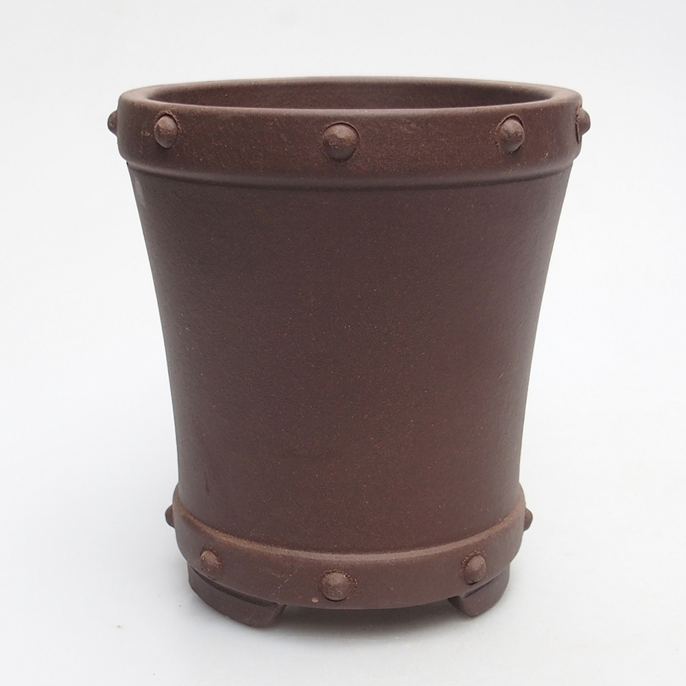 Kom 11 x 11 x 12 cm bruin