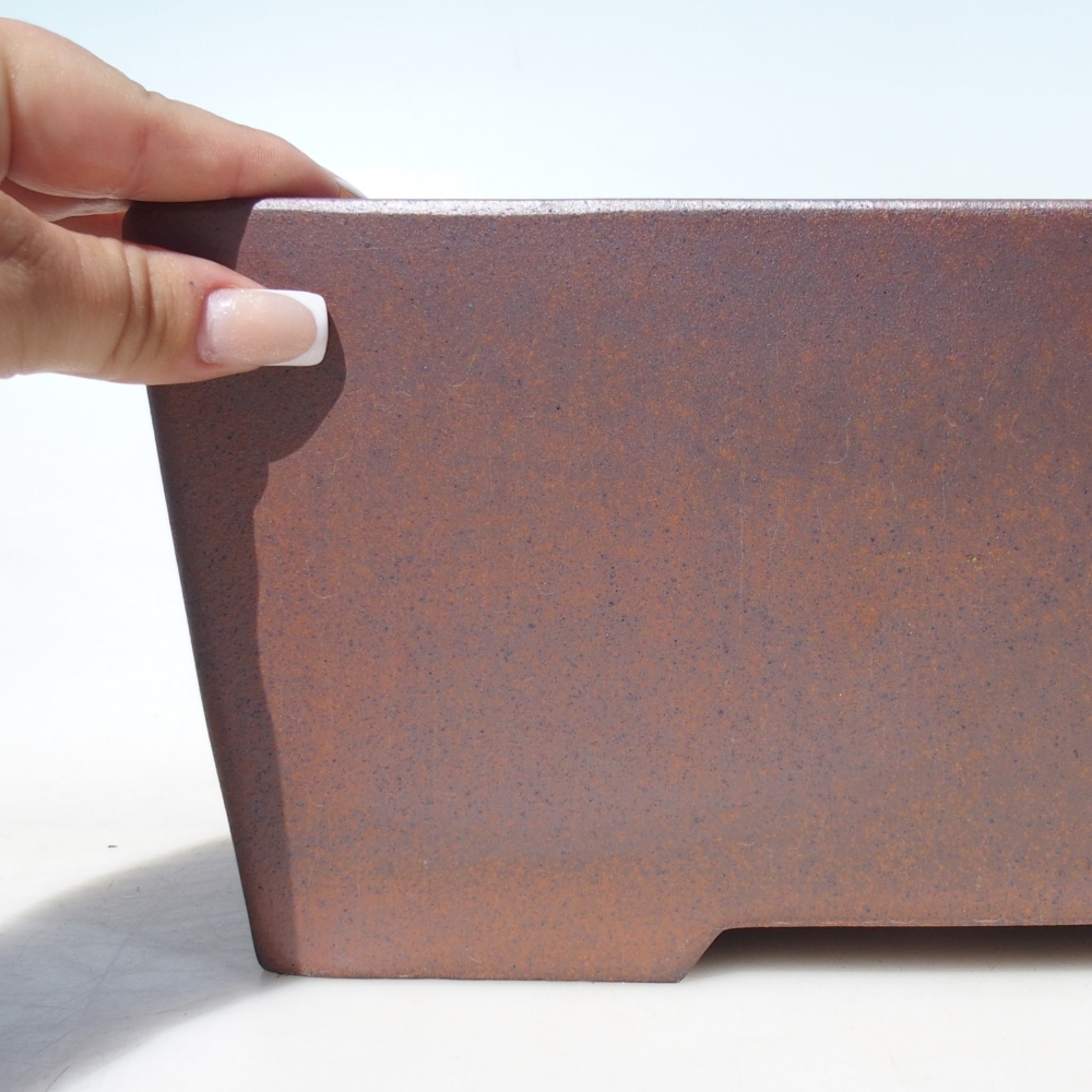 Kom 27 x 18 x 13 cm bruin