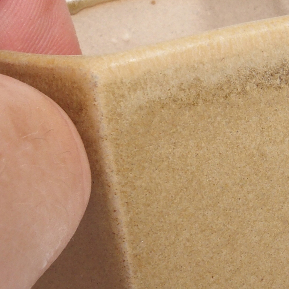 Mini bonsaischaal 7 x 5,5 x 4,5 cm, bruin