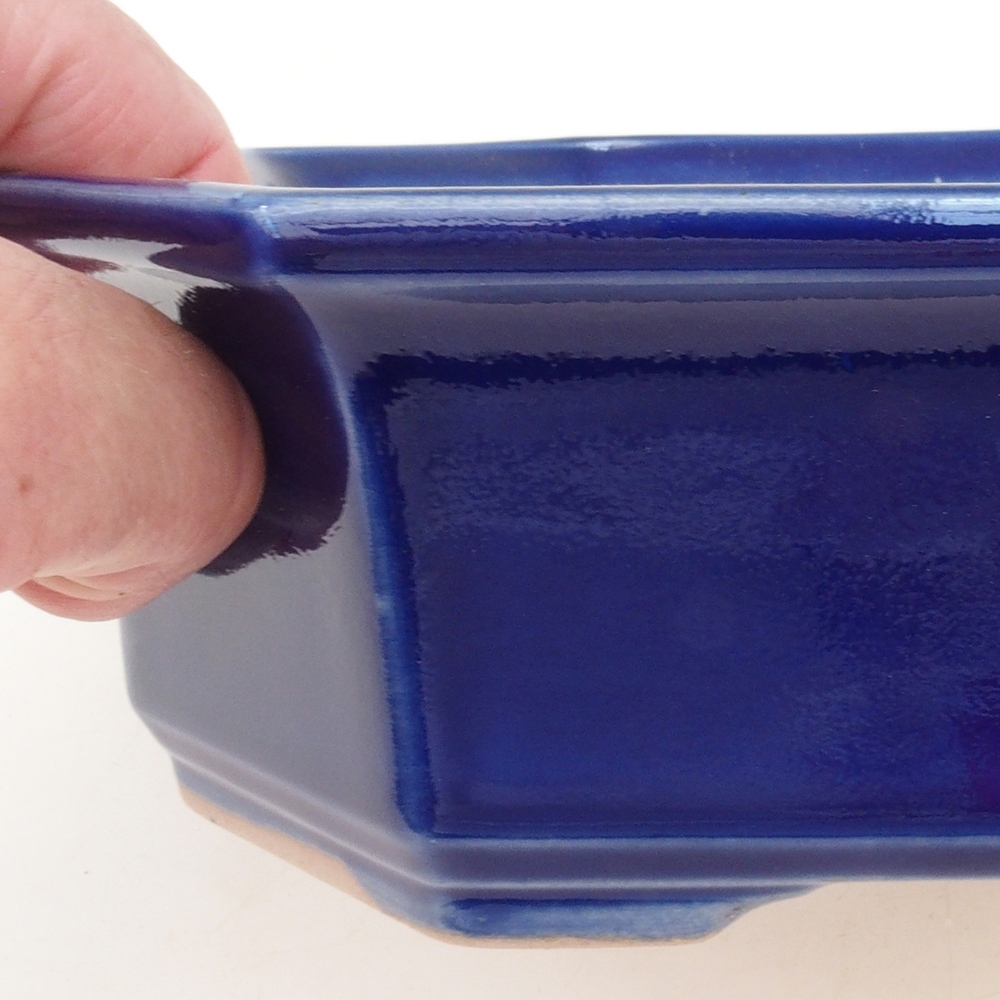 Bonsaischaal H14 - 17,5 x 17,5 x 6 - blauw