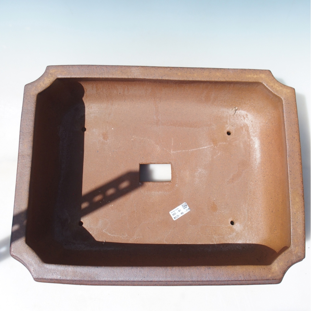 Schaal 51,5 x 39 x 17 cm bruin - UITSLUITEND PERSOONLIJK AFHALEN OF PALLETVERVOER