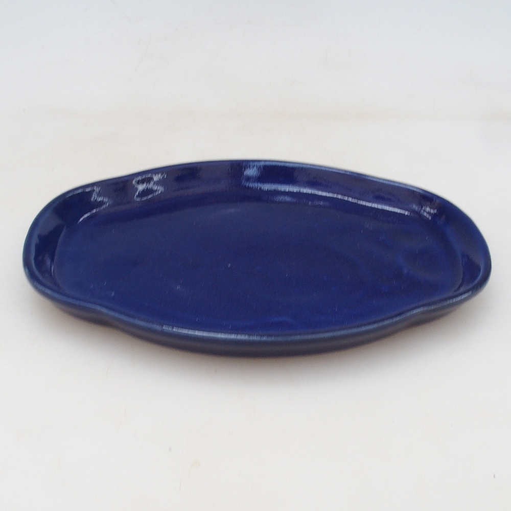 Keramische kom H75 - 18,5 x 13 x 1,5 cm - blauw