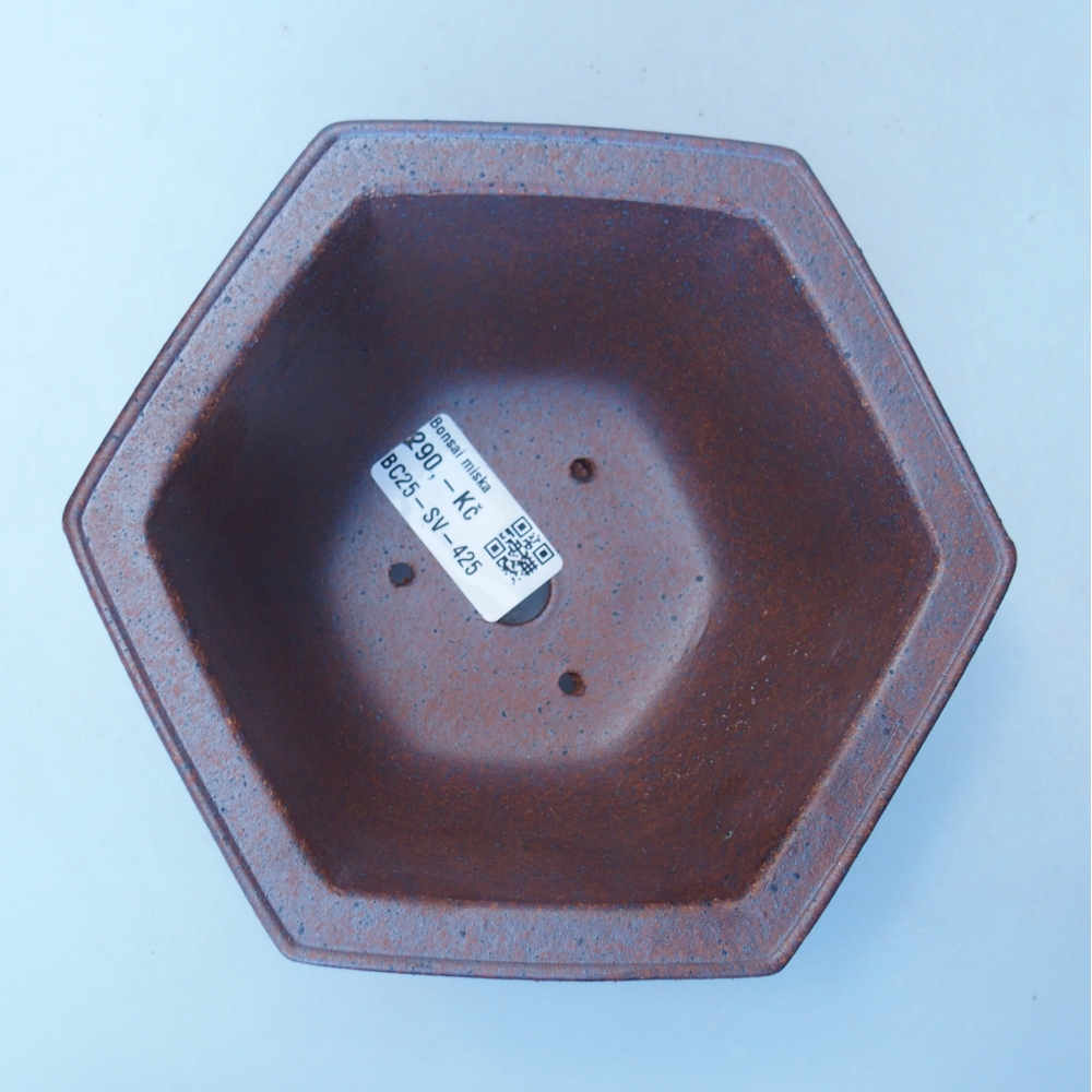Kom 15,5 x 14 x 8 cm bruin