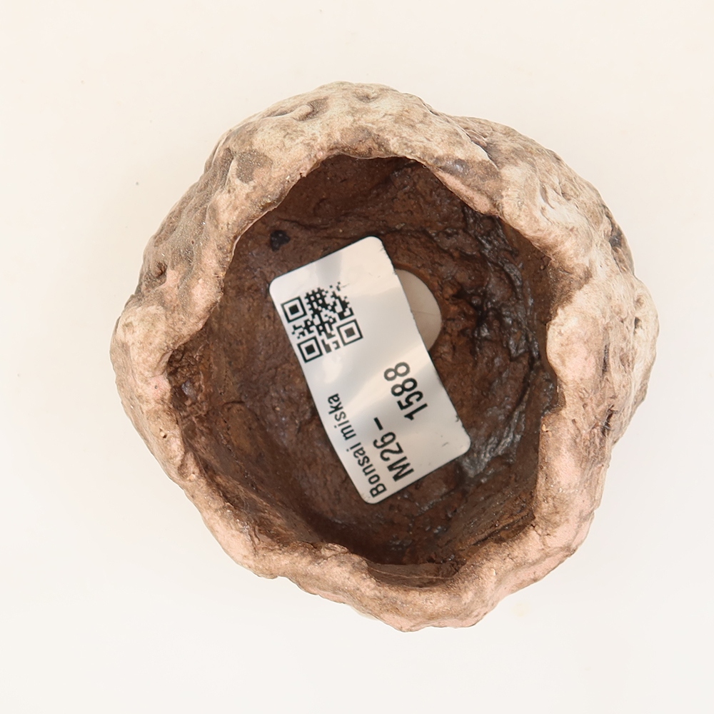 Keramische schaal  5,5 x 5 x 5 cm , kleur roze