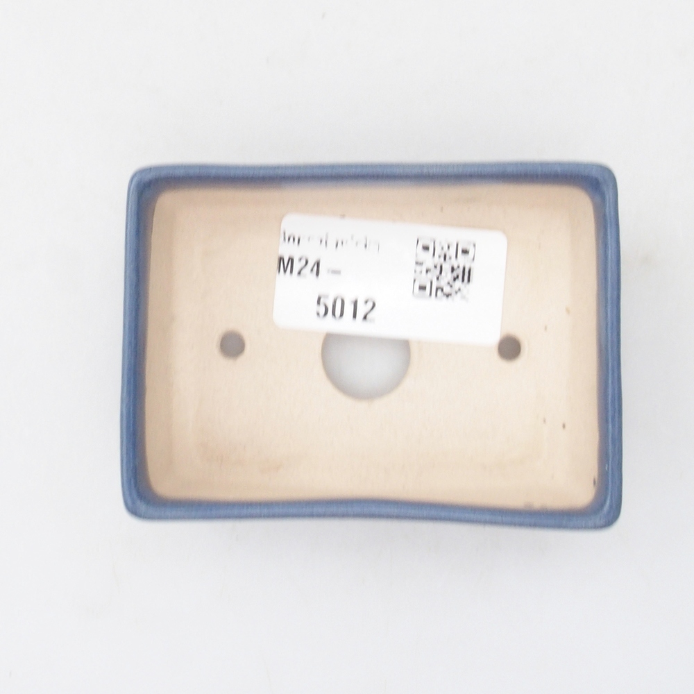 Mini bonsaischaal 8 x 5,5 x 2,5 cm, kleur blauw