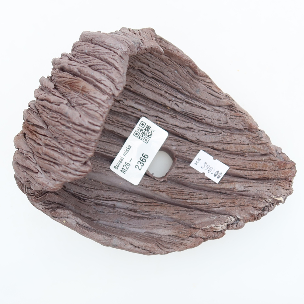 Keramische schaal  13,5 x 12,5 x 14 cm, kleur bruin