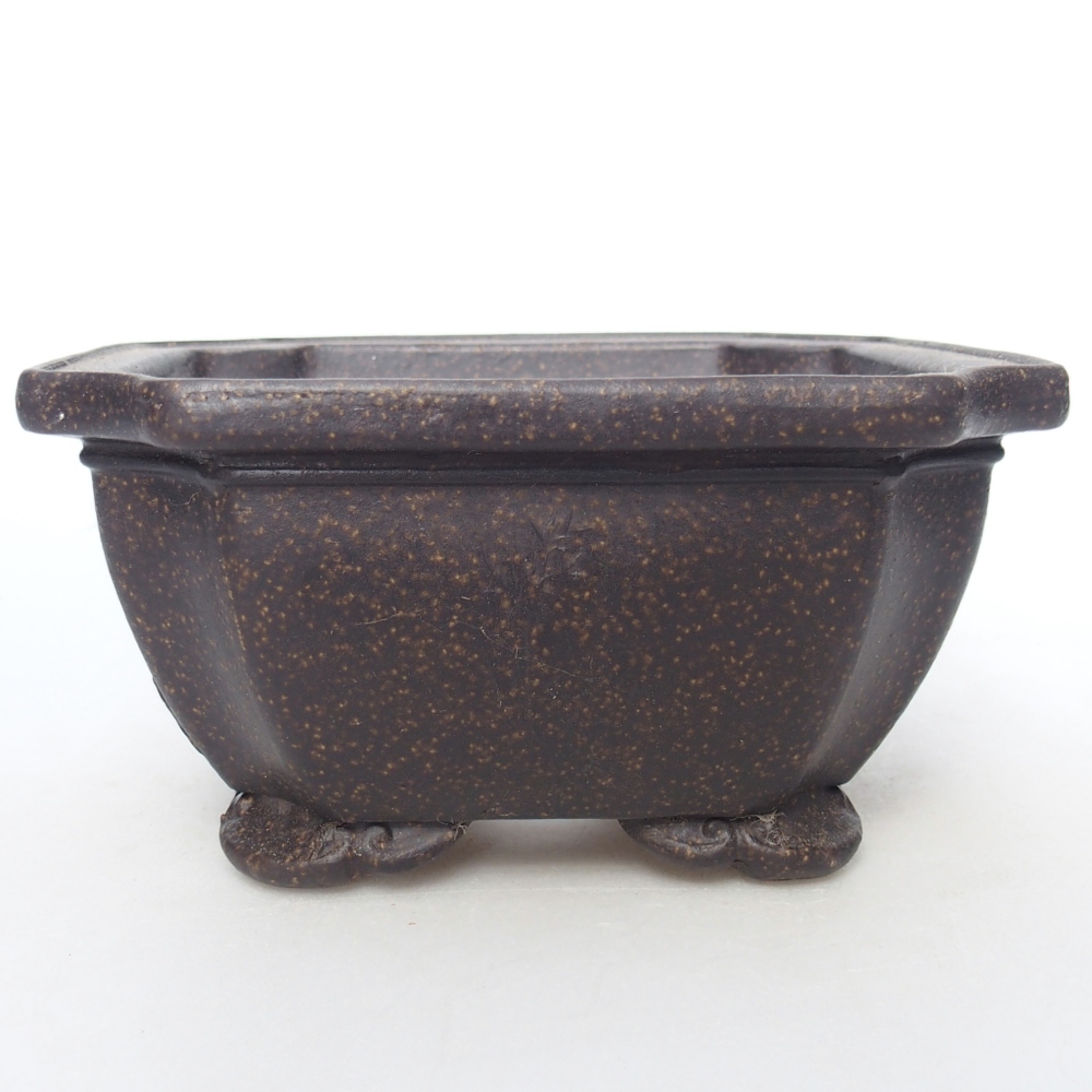 Schaal 13,5 x 13,5 x 7 cm bruin oker