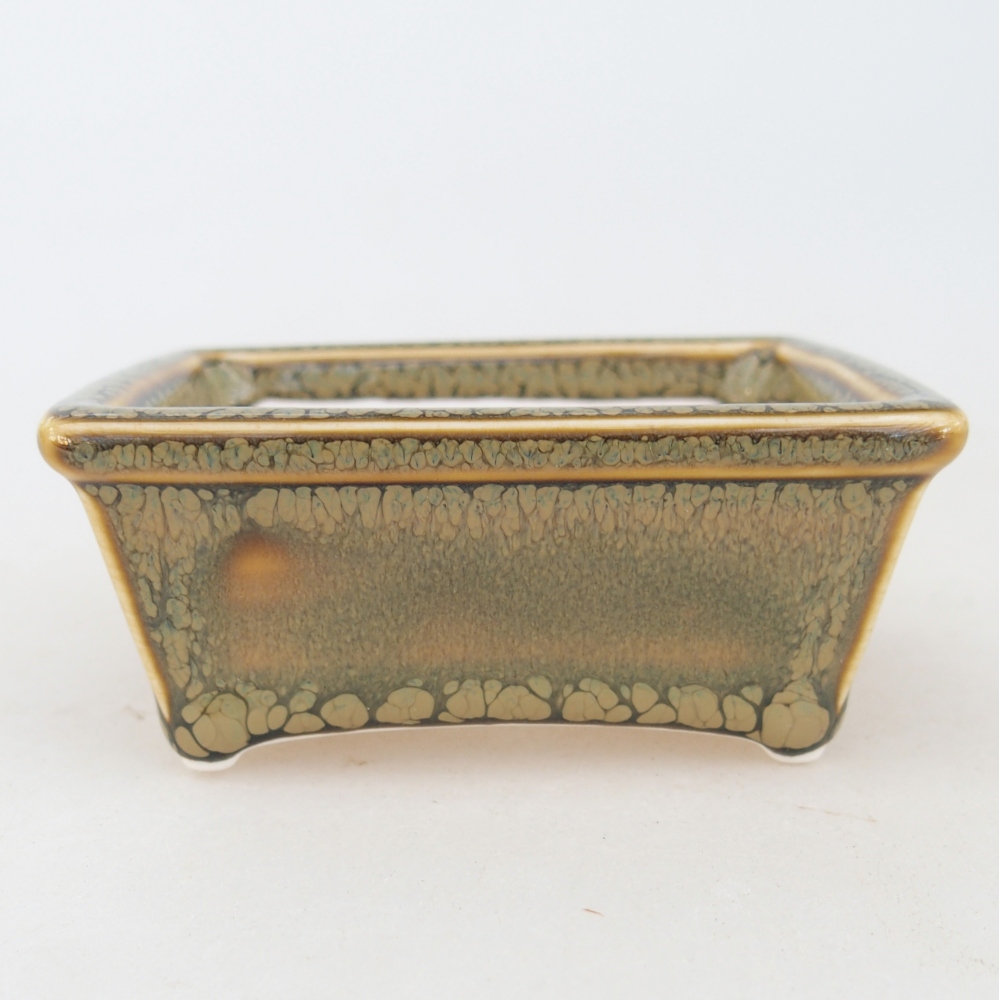 Mini bonsaischaal 7,5 x 6 x 3 cm, groen