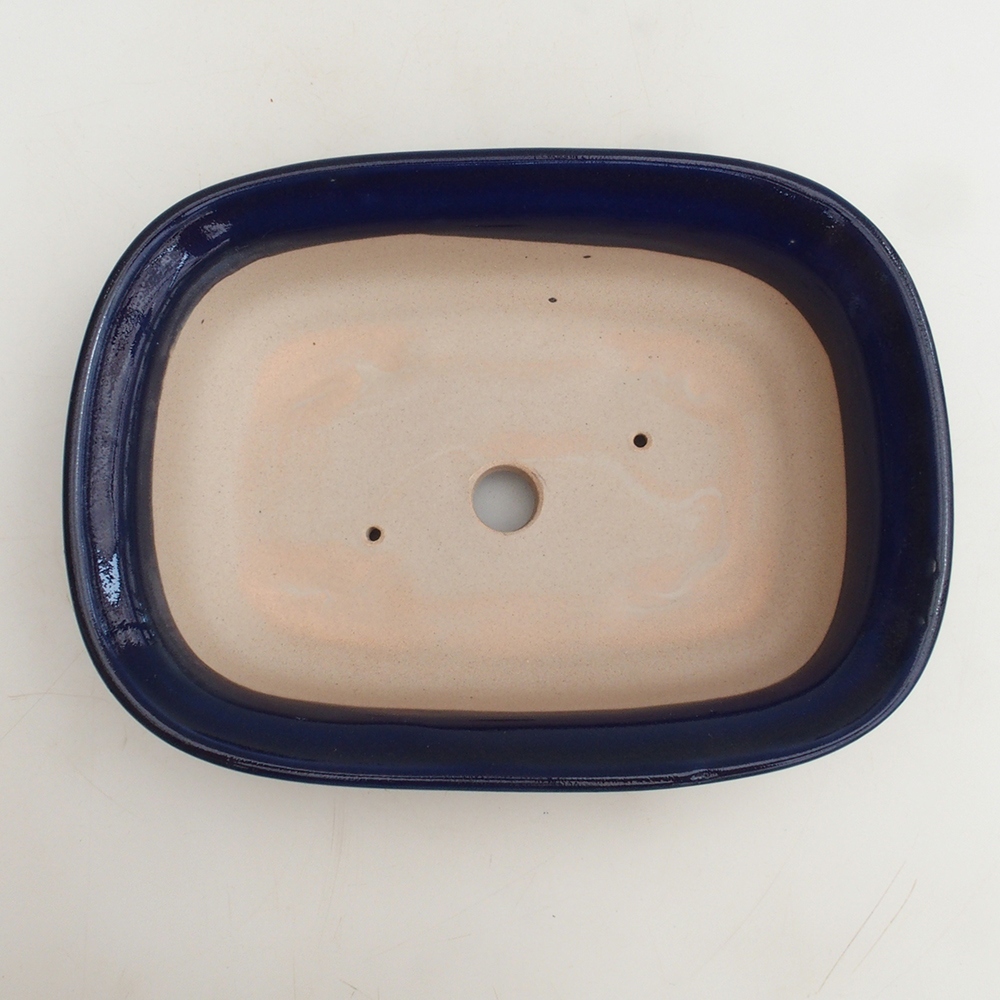 Bonsai kom H25 - 23 x 17 x 5,5 cm - blauw