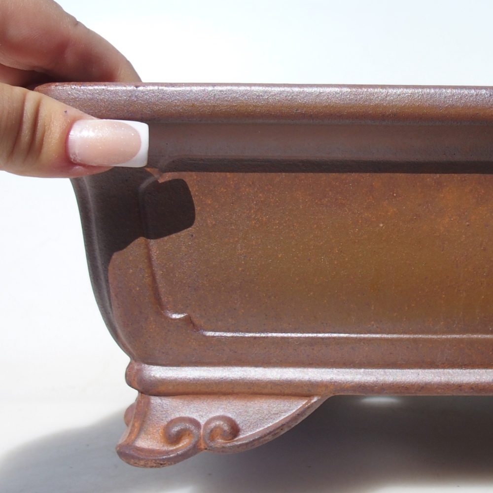 Kom 33,5 x 23 x 11 cm bruin