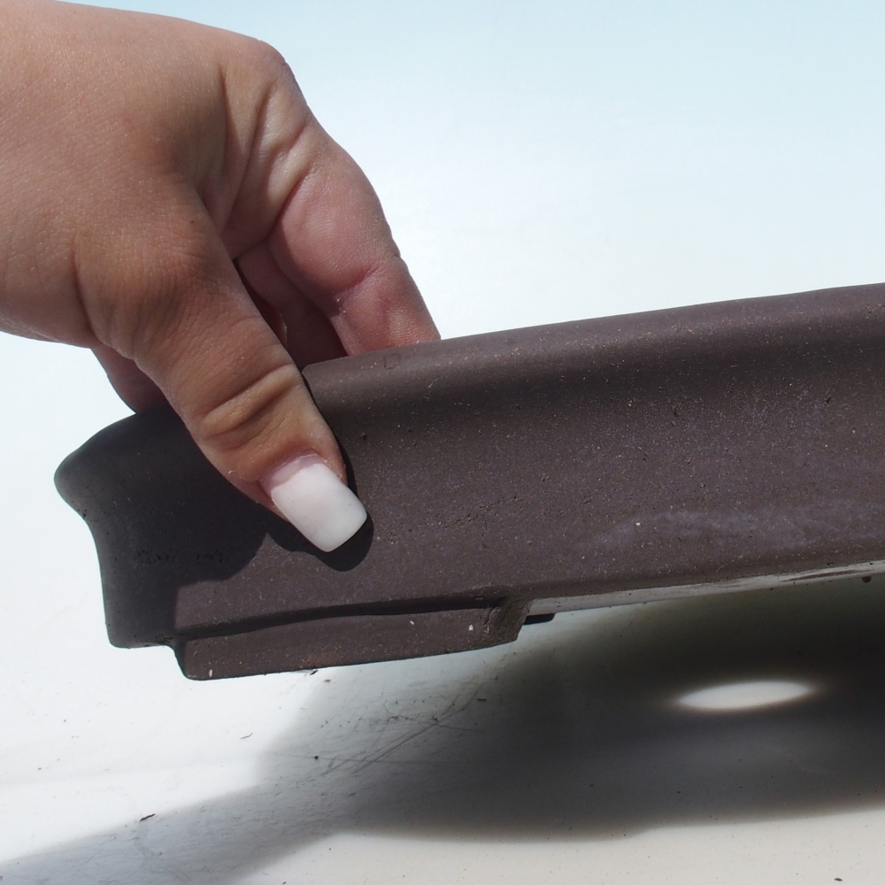 Bonsaischaal 38 x 21 x 5 cm berken bruin