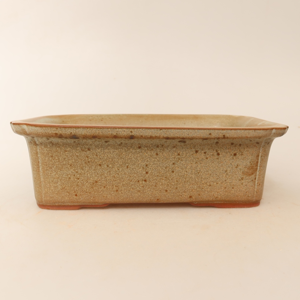 Keramische schaal  20 x 15,5 x 5,5 cm, kleur: beige