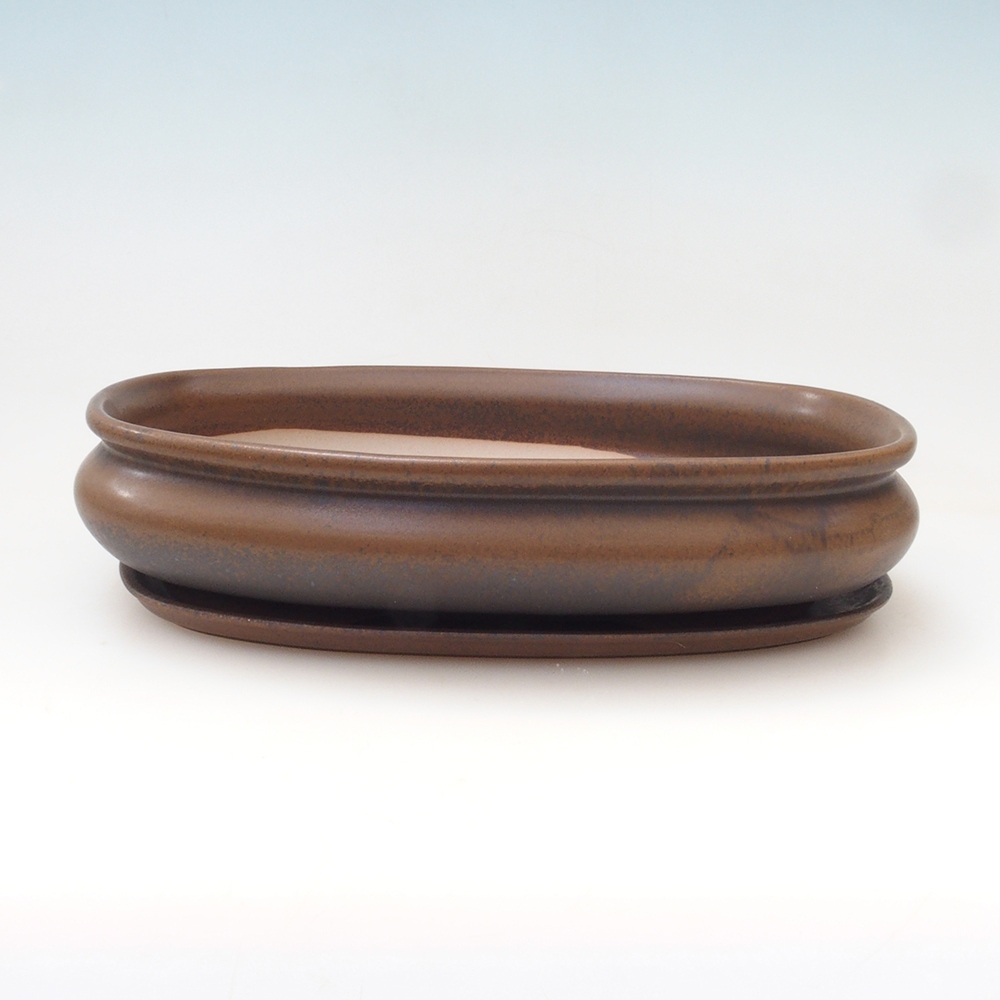 Bonsaischaal + schotel H15 - 25,5x17,5x6 cm.