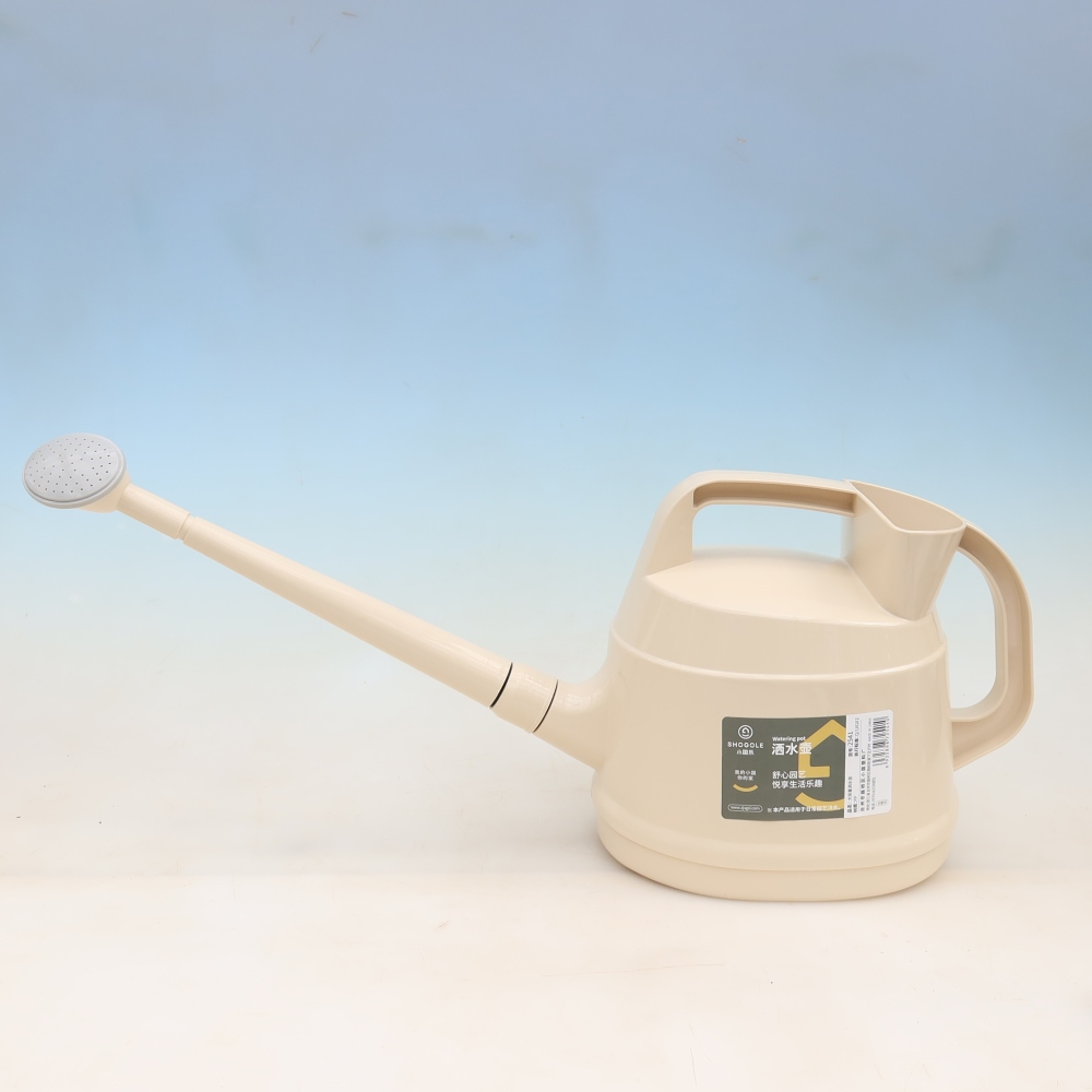 Kunststof gieter 4,5 liter Beige - licht