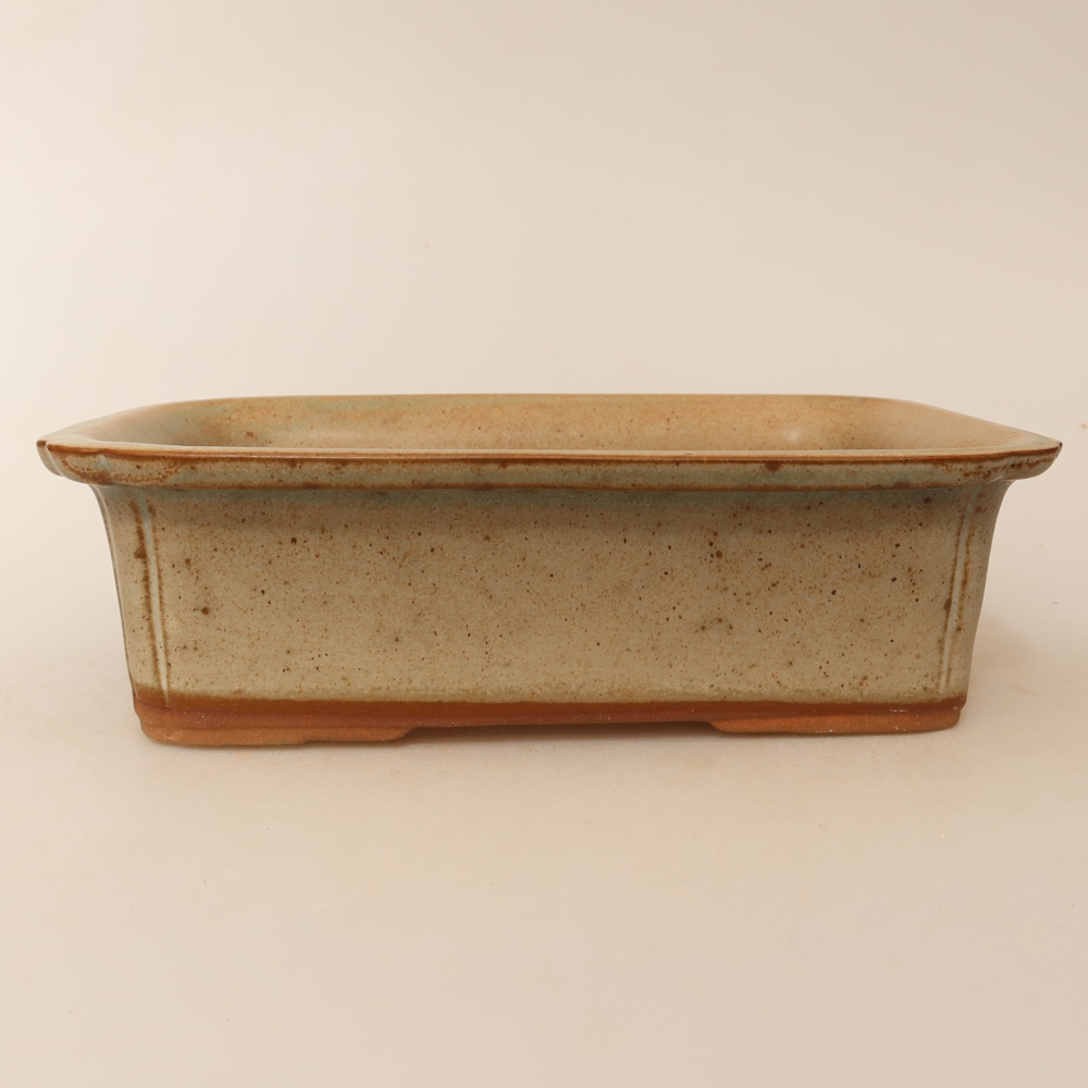 Keramische schaal  20 x 15,5 x 5,5 cm, kleur: beige
