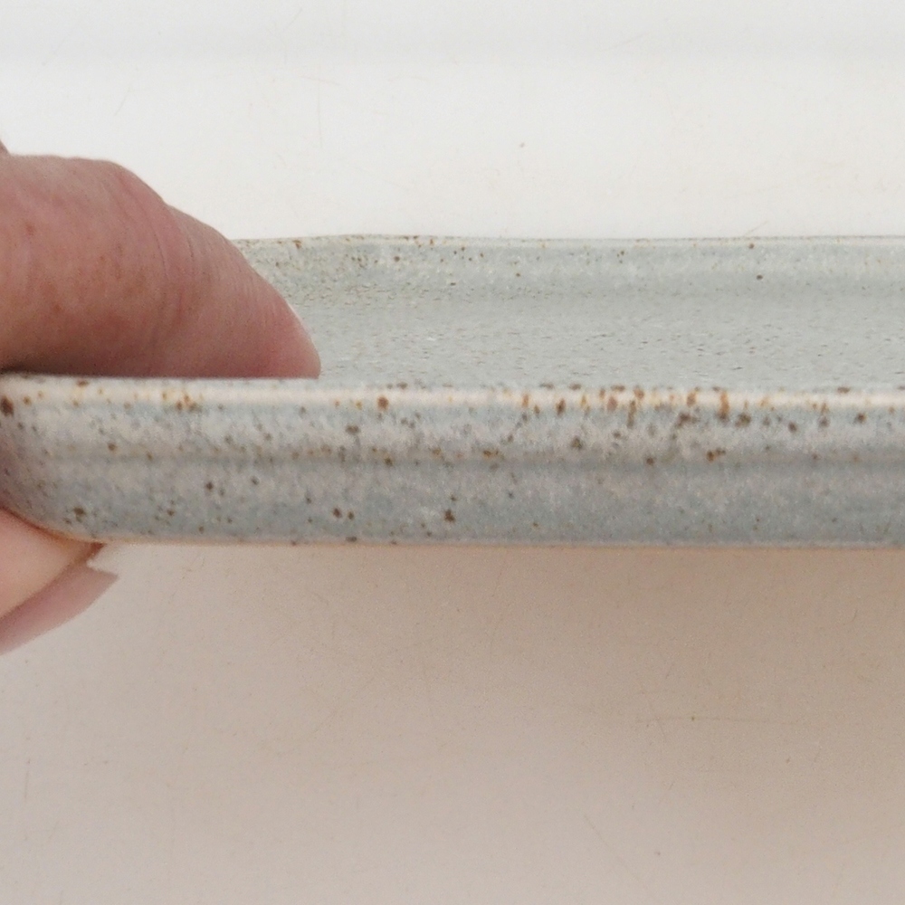 Keramische kom H14 - 18 x 18 x 1 cm - beige