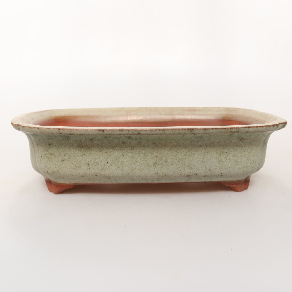 Keramische schaal  24,5 x 17,5 x 6 cm , kleur: beige