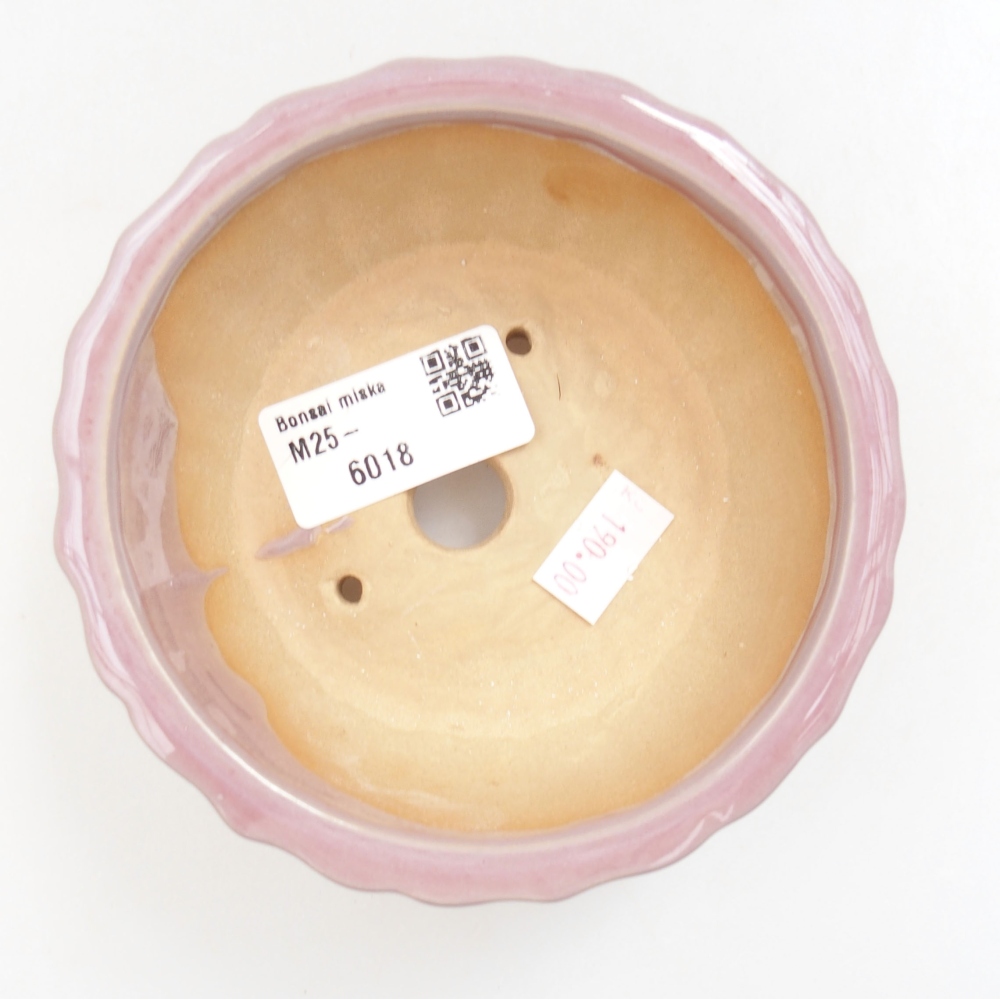 Bonsaischaal van keramiek 22 x 17 x 5 cm, groen