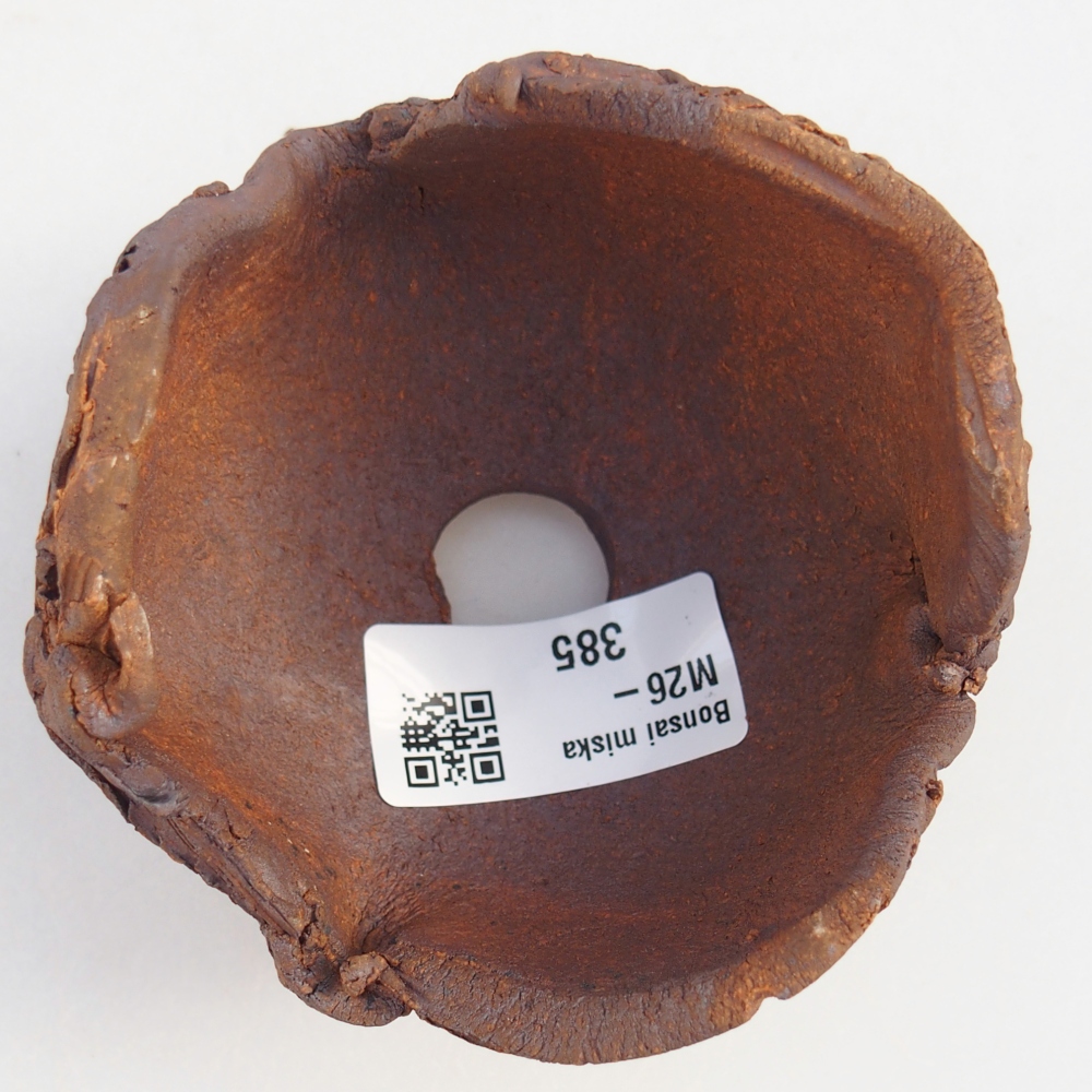 Keramisch Schelp 8,5 x 8,5 x 6,5 cm , kleur bruin