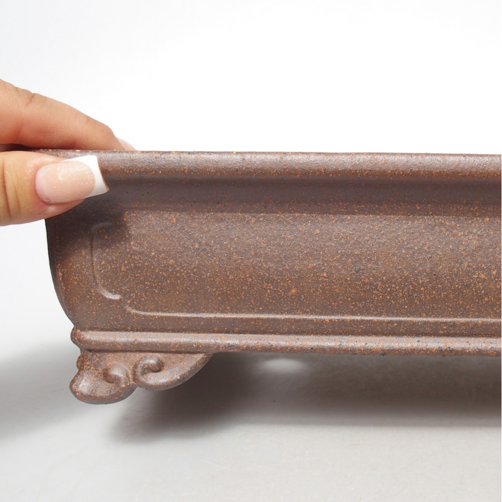 Kom 28,5 x 18 x 7,5 cm bruin