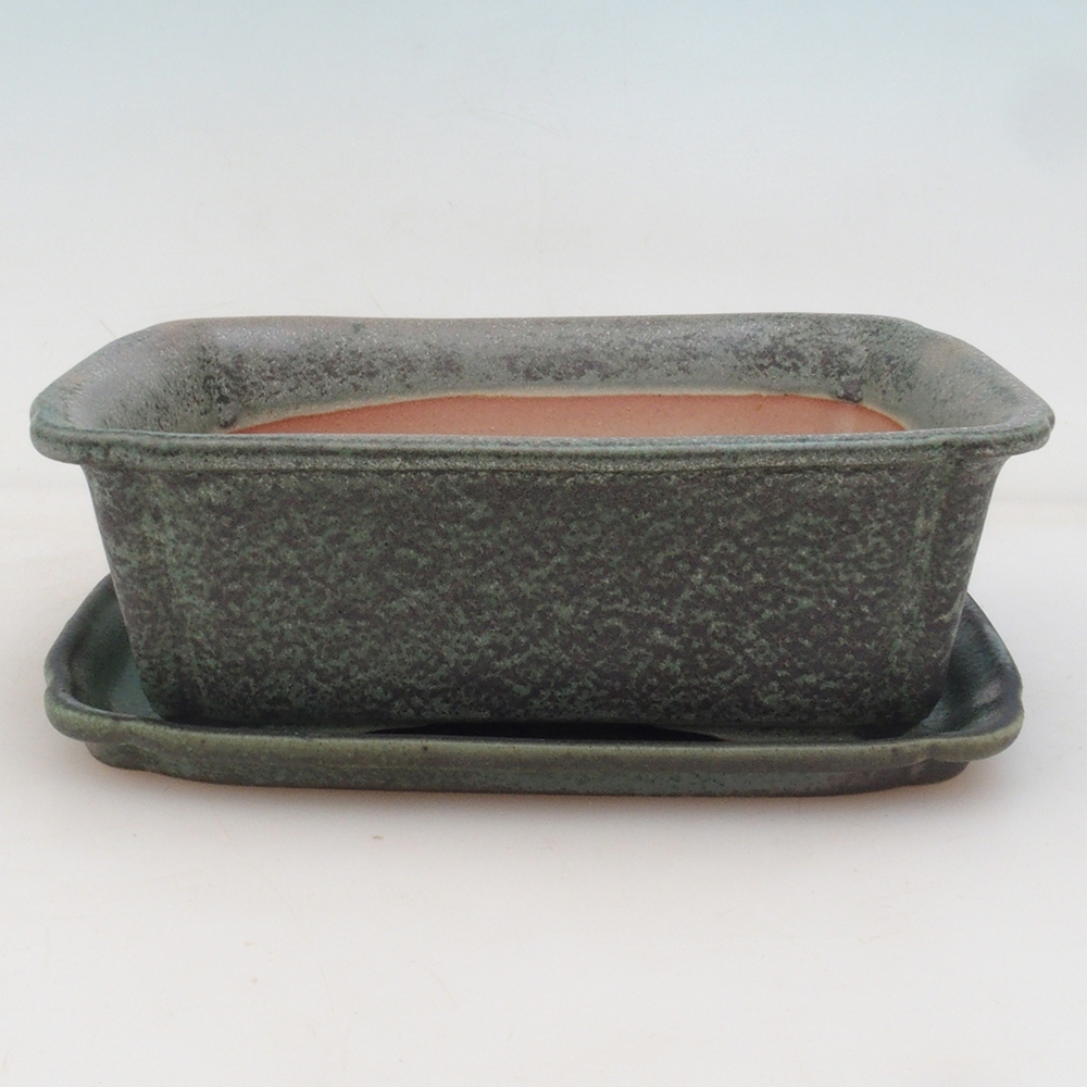 Bonsai kom + schotel H50 - groen