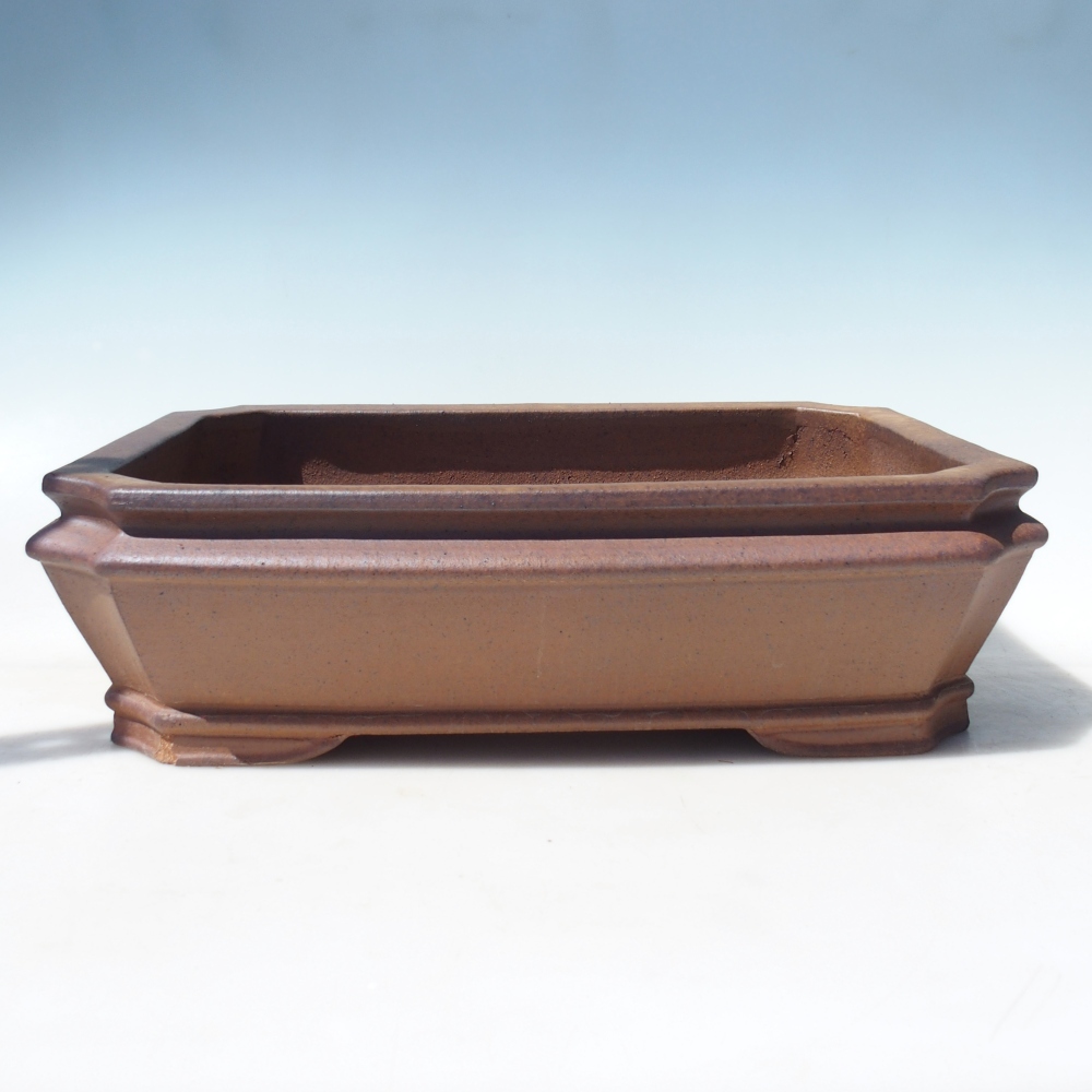 Schaal 41,5 x 29 x 12 cm bruin - UITSLUITEND PERSOONLIJK AFHALEN OF PALLETVERVOER