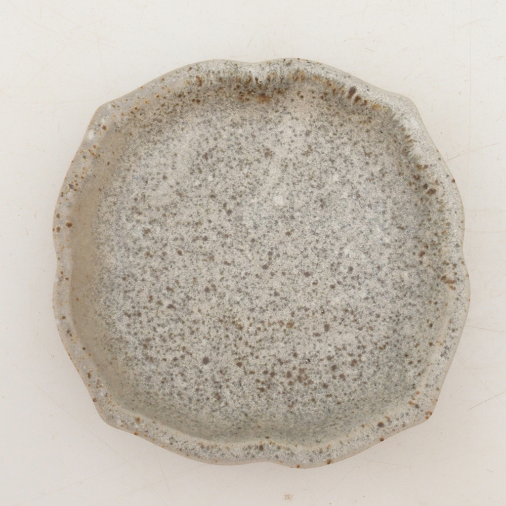 Keramisch schoteltje H95 - 8 x 8 x 1 cm - beige