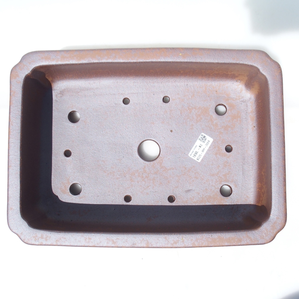 Schaal 36 x 26 x 10,5 cm bruin - UITSLUITEND PERSOONLIJK AFHALEN OF PALLETVERVOER