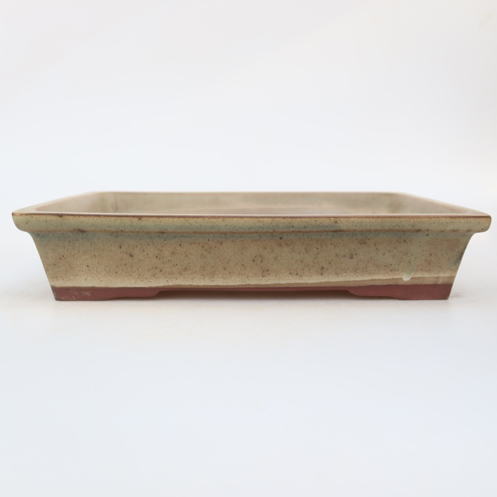Keramische schaal  26 x 19,5 x 5,5 cm, kleur beige