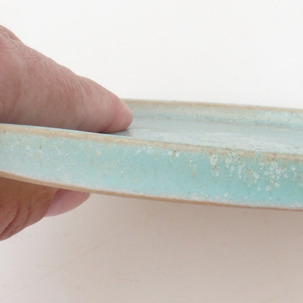 Ronde Bonsai Console D7-S - 16 x 16 x 1 cm - groen