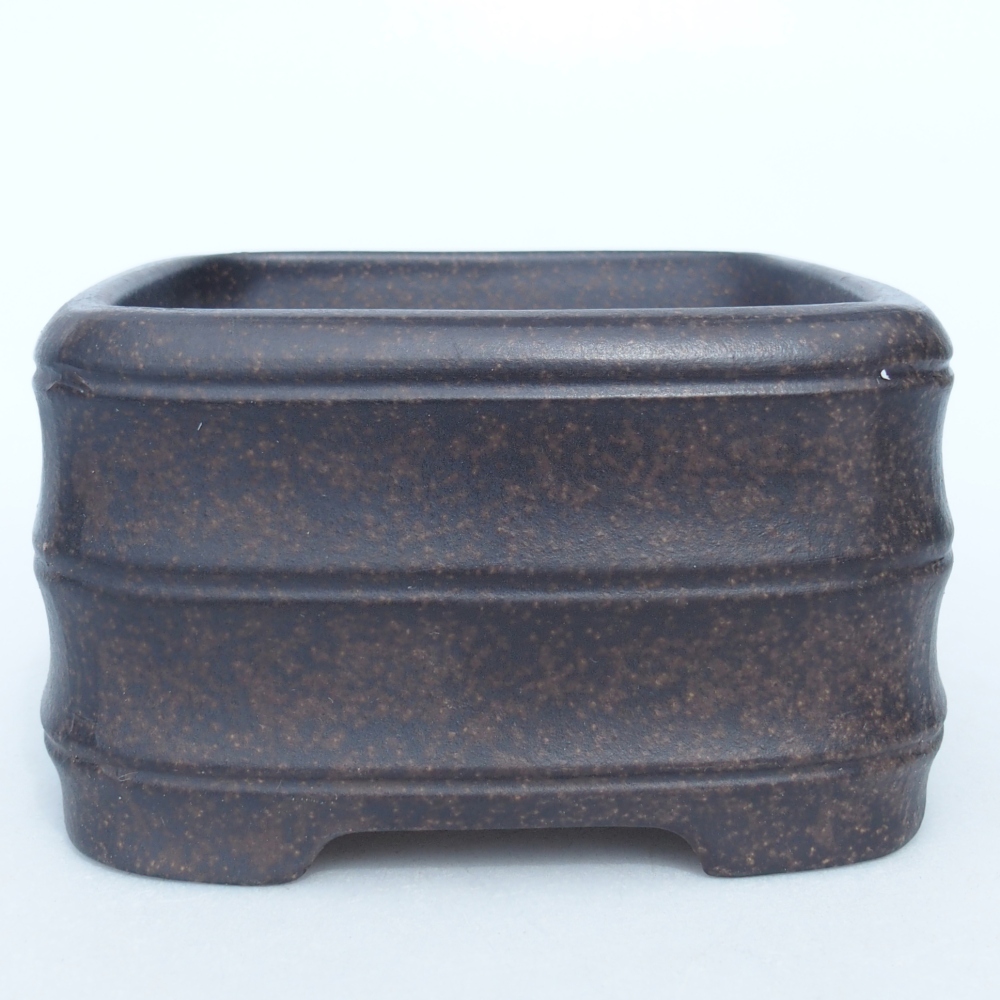 Schaal 11 x 11 x 7 cm bruin oker