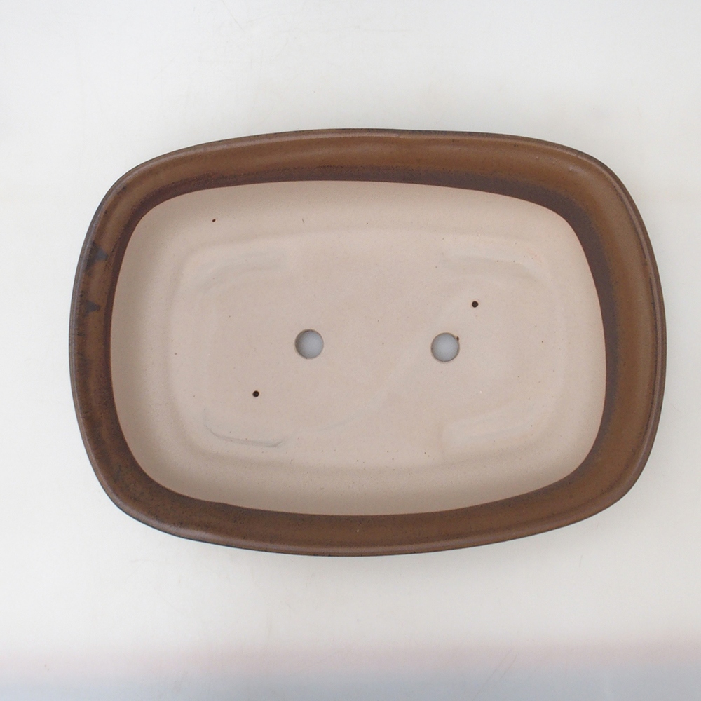 Bonsaischaal H10 - 37 x 28 x 9 cm - bruin