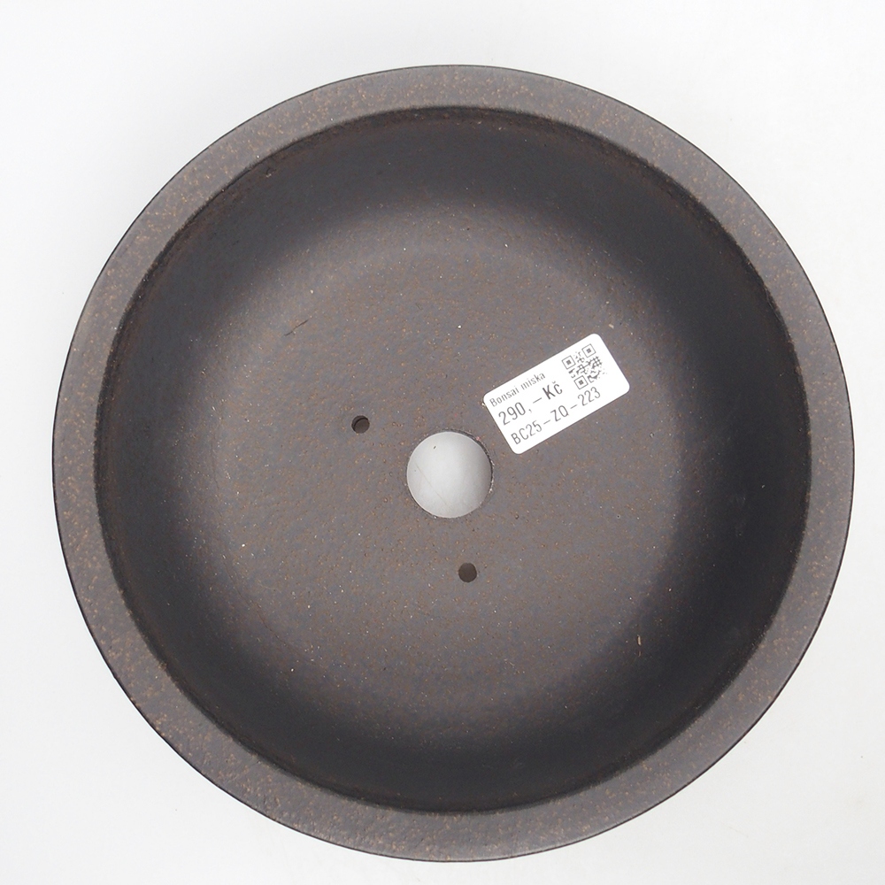 Schaal 20 x 20 x 9 cm bruin oker