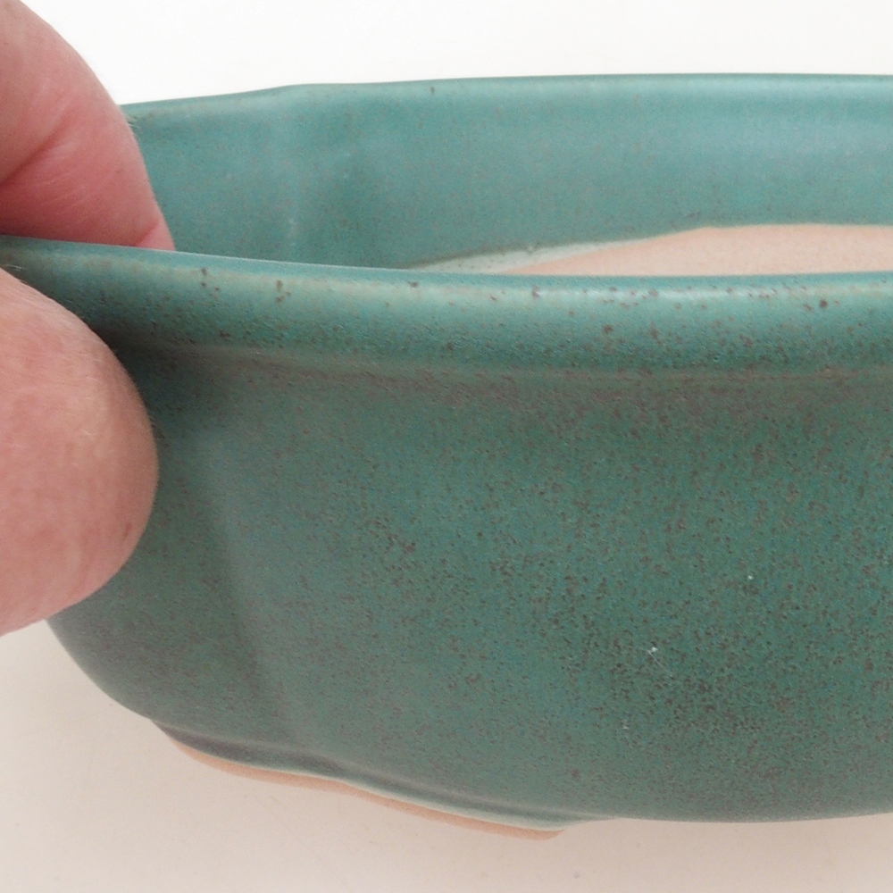 Bonsaischaal H75 - 19 x 14 x 6,5 cm - groen