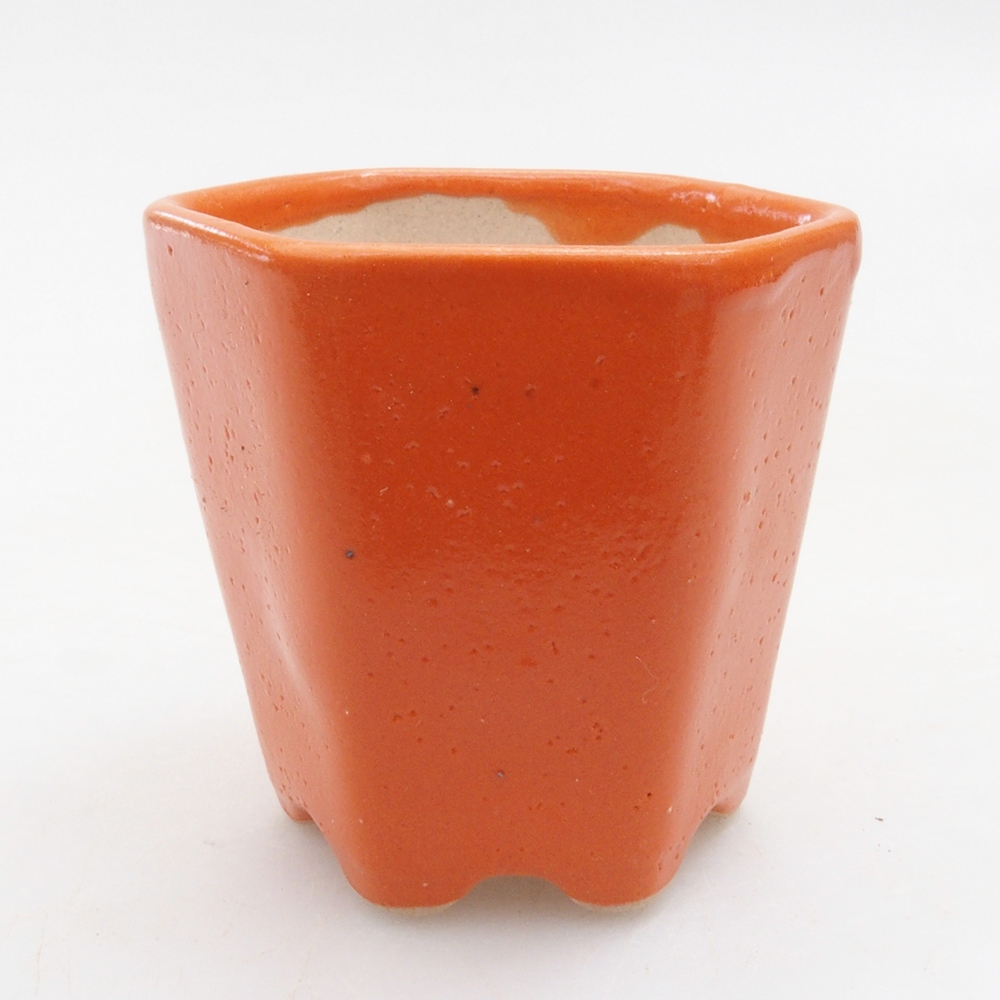 Mini bonsaischaal 5 x 5 x 5 cm, oranje
