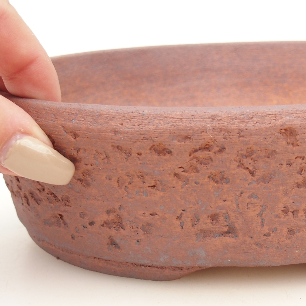 Bonsaischaal 19,5 x 16 x 6 cm , metaalkleur