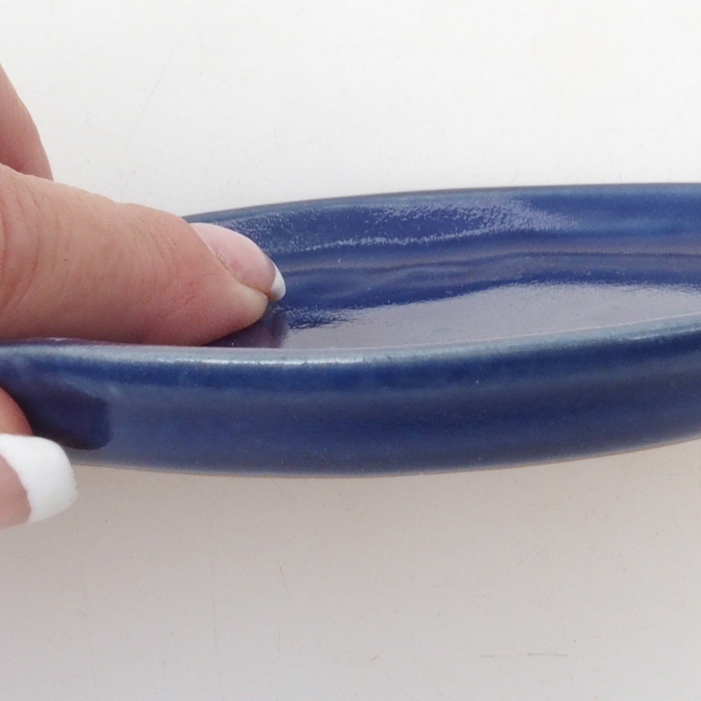 Keramische kom H05 -11 x 8,5 x 1 cm - blauw