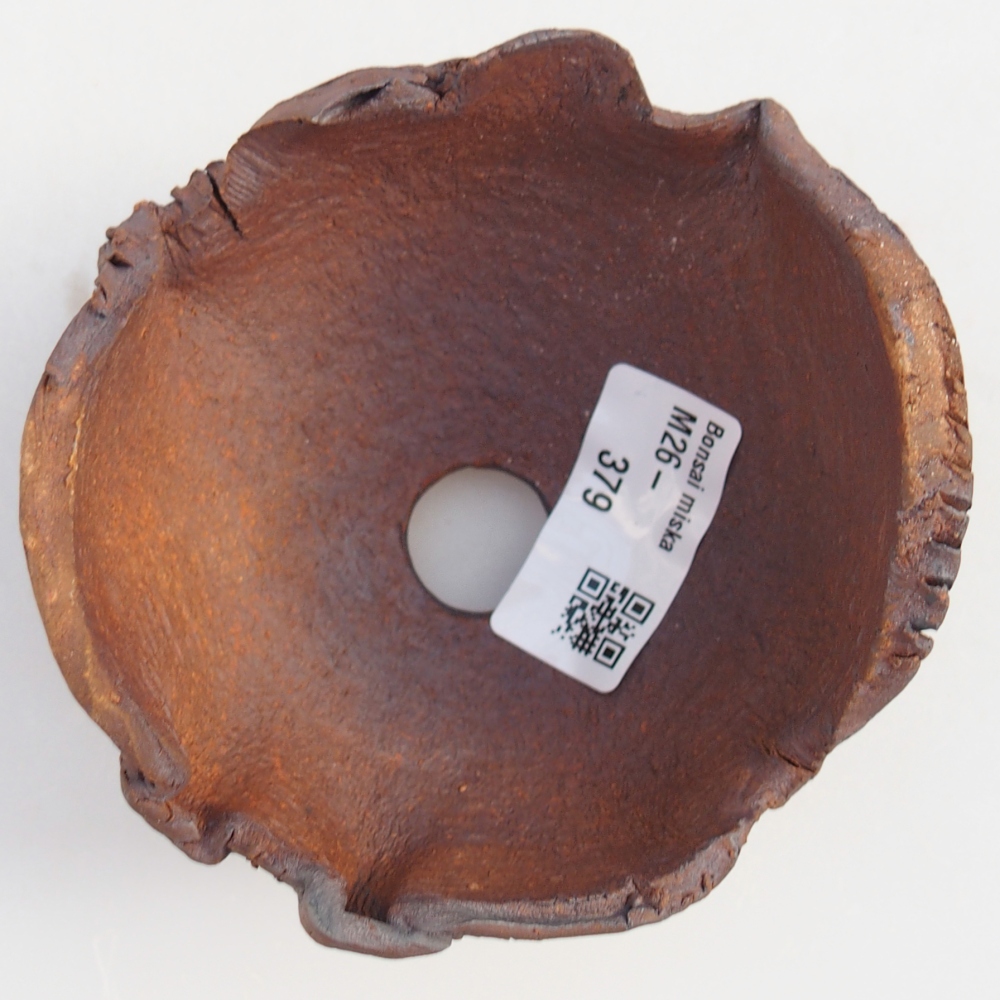 Keramisch Schelp 10 x 9,5 x 7 cm , kleur bruin