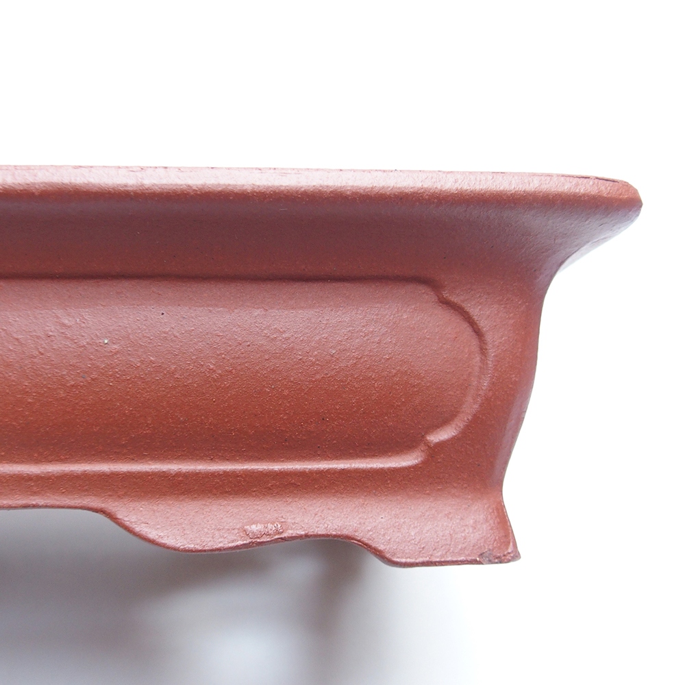 Schaal 17 x 13 x 4,5 cm baksteenkleur