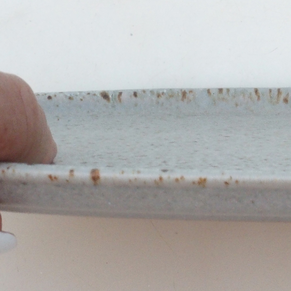 Keramische kom H15 -25 x 15 x 1 cm - beige