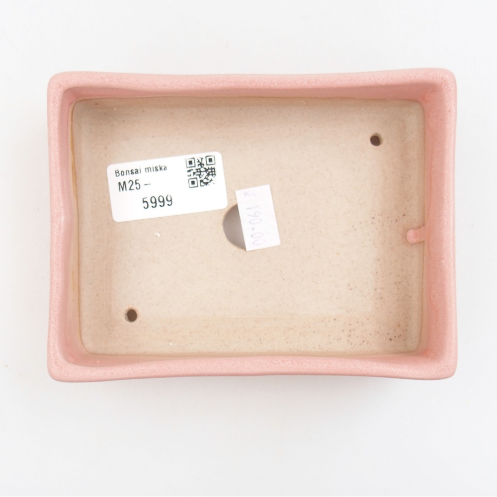 Bonsaischaal van keramiek 22 x 17 x 5 cm, groen