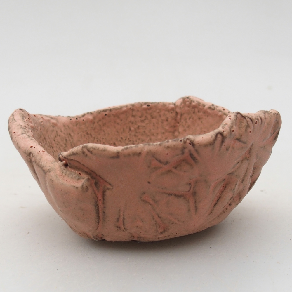 Keramische schelp 9 x 8 x 4 cm , kleur roze